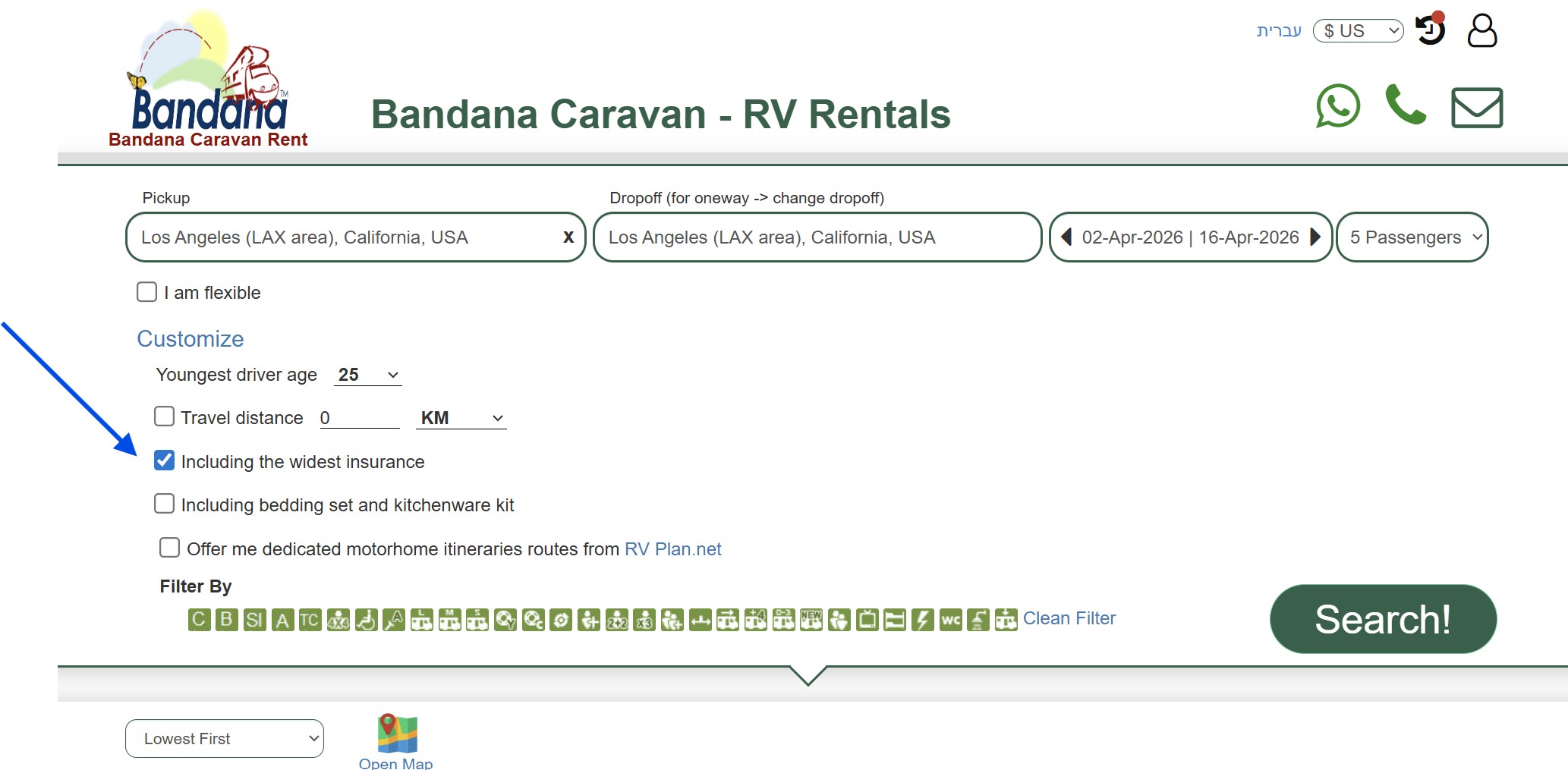 How to book comprehensive insurance for your Camper Van for rent in San Diego